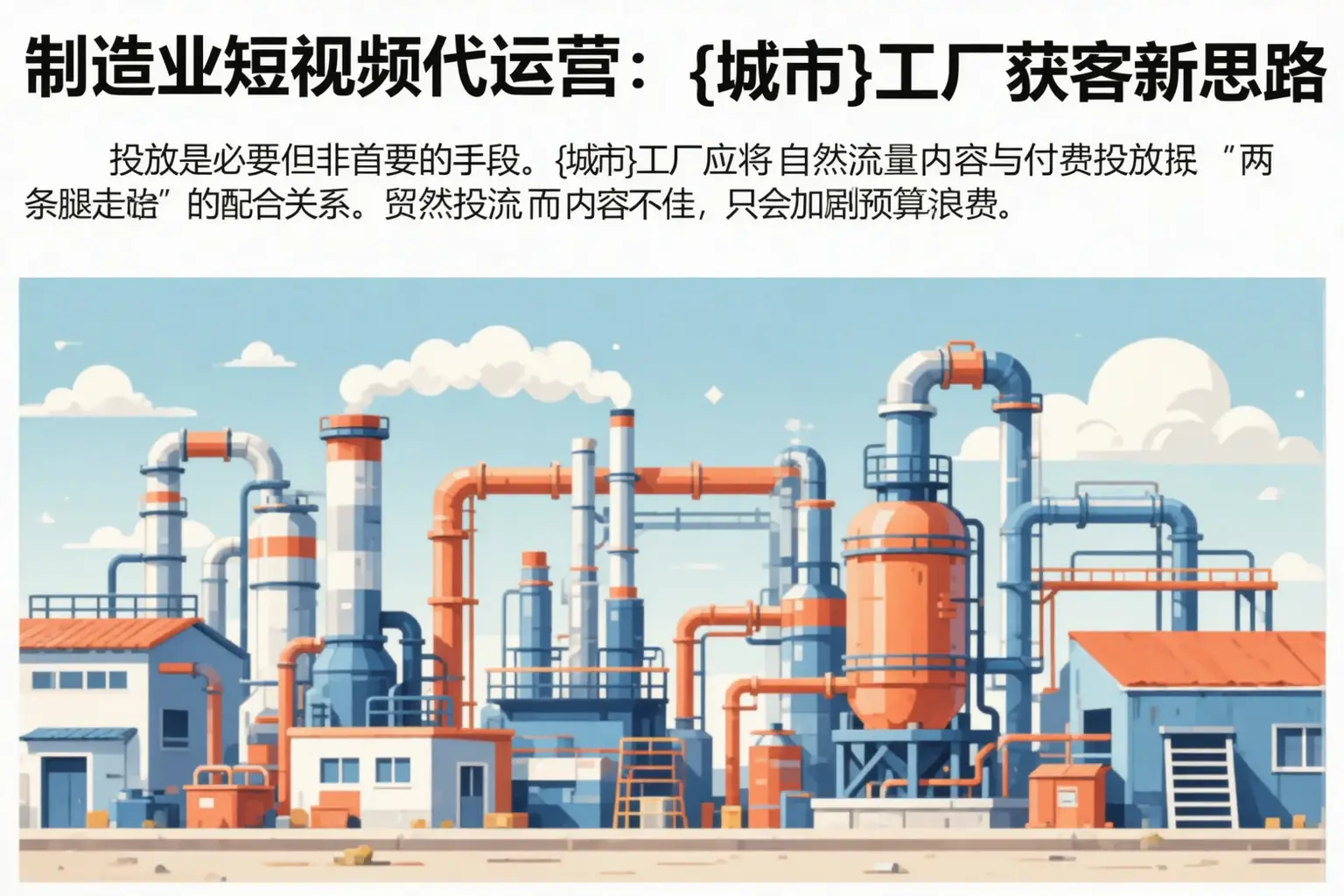 制造业短视频代运营:立山工厂获客新思路